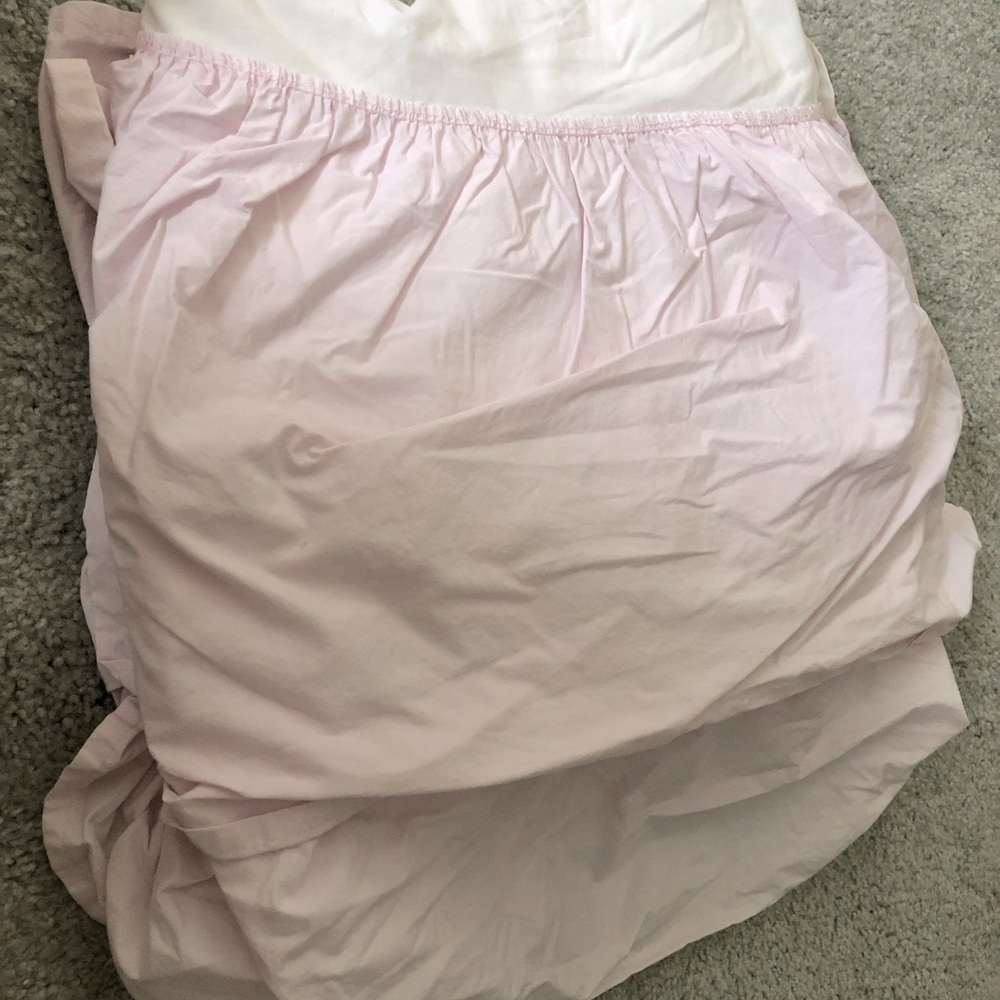 Shabby Chic Pink Bed Skirt